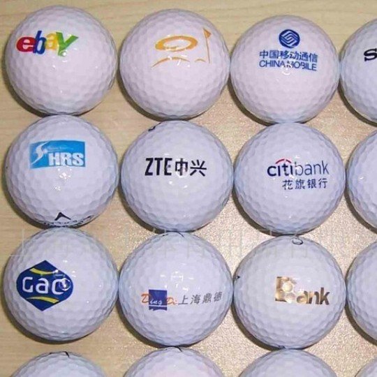 Golf ball printing